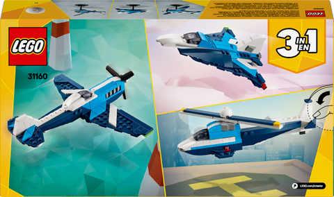 LEGO Creator 3 in 1 Aircraft Race Plane Building Toy 31160