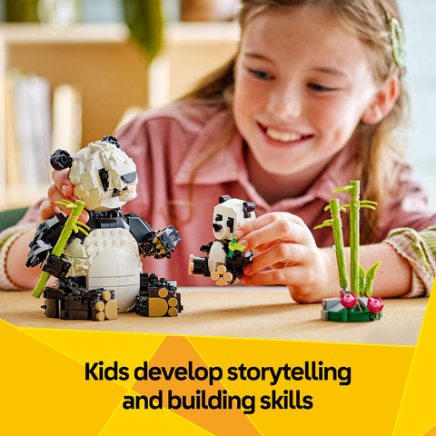 LEGO Creator 3 in 1 Wild Animals Panda Family Building Toy 31165