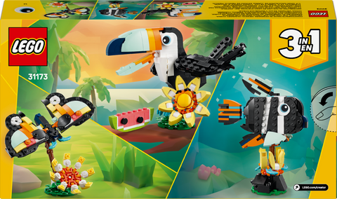 LEGO Creator 3 in 1 Wild Animals: Tropical Toucan 31173