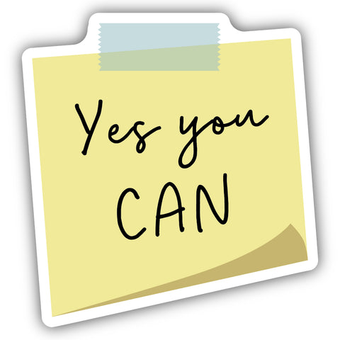 Yes, You Can Sticker 3146-LSTK