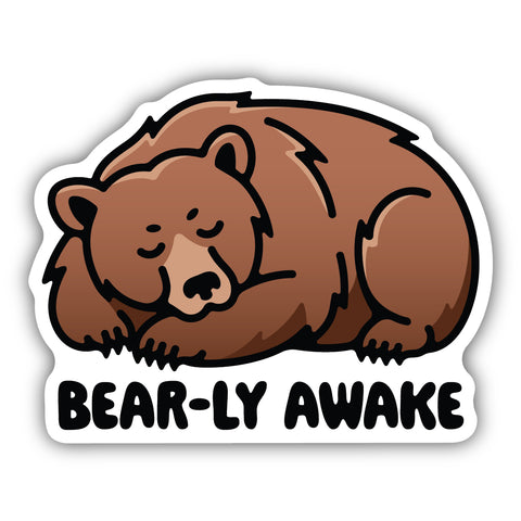 Bear-ly Awake Sticker 3150-LSTK