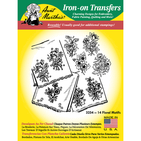 Floral Motifs Iron-On Transfers