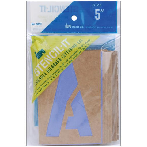 5-Inch Stencil-It Reusable Lettering Set 3335