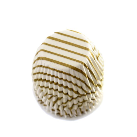 Gold Swirl Mini Muffin and Cupcake Papers 3441