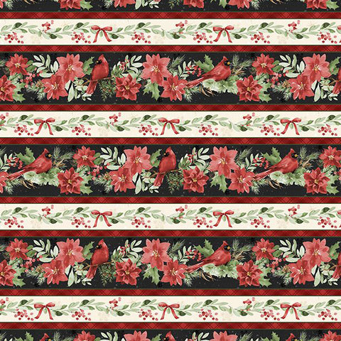 Cardinal Celebration Collection Repeating Stripes Cotton Fabric 37752-293