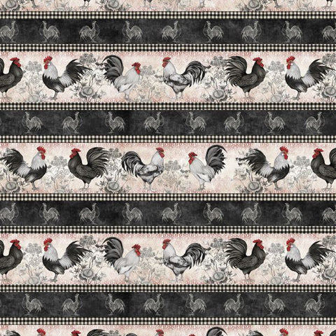 Proud Rooster Collection Repeating Stripes Cotton Fabric 39763-193