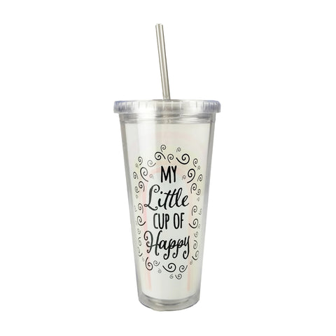 Acrylic Color Changing Tumbler Little Cup of Happy 3CCT001A