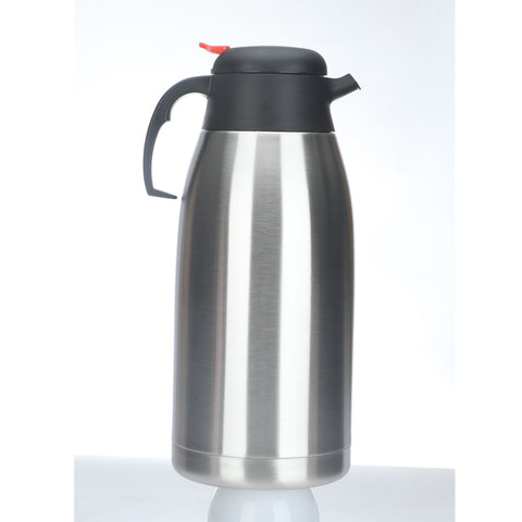 Valore 3 Liter Stainless Steel Thermal Coffee Carafe seen from side