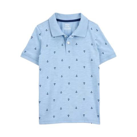 Boys' Short Sleeve Anchor Polo Shirt 3S489510