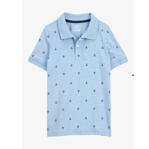 Kid Anchor Polo Shirt -Blue 3S489510-420
