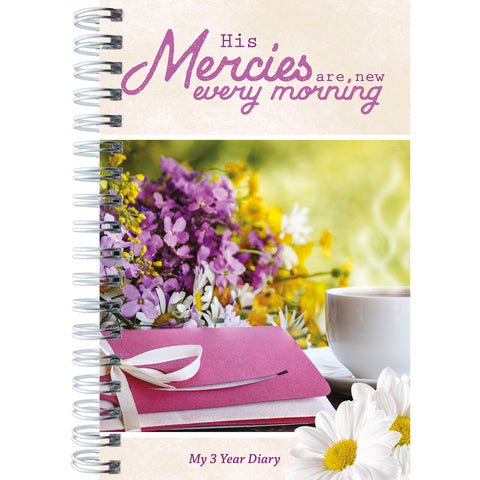 His Mercies Are New 3 Year Diary 4379