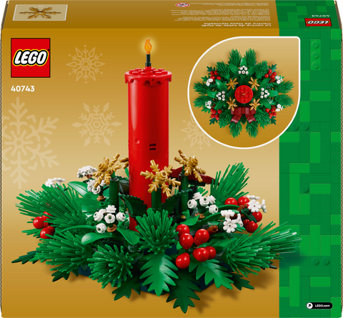 LEGO Christmas Table Decoration Building Toy 40743