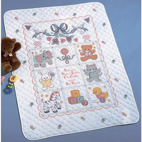 Babies Are Precious Crib Cover Cross Stitch Kit 40787