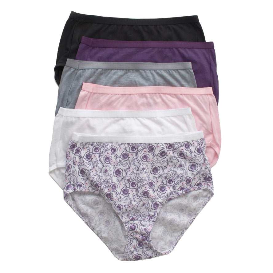 Women's High Waisted Cotton Underwear Soft Breathable Panties Stretch  Briefs Regular & Plus Size 1 Piece 2024 - $6.49