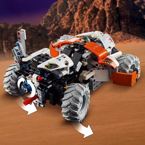 LEGO Technic Surface Space Loader LT78 showing steering