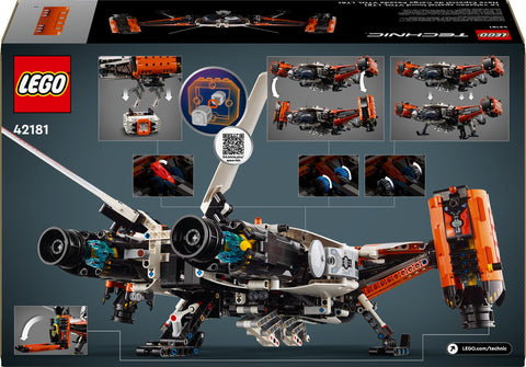 LEGO VTOL Heavy Cargo Spaceship LT81 package back