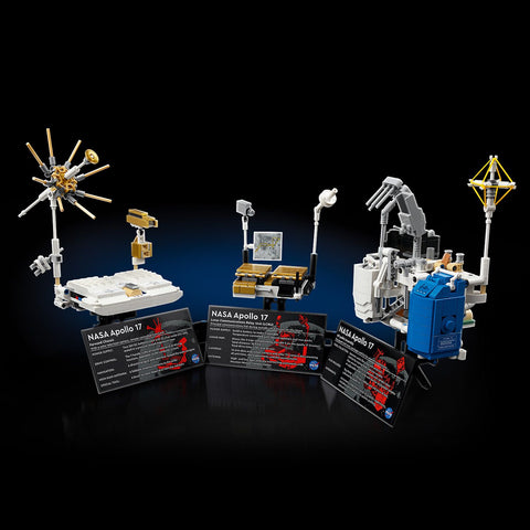 3 plaques from LEGO Technic NASA Apollo Lunar Roving Vehicle � LRV 42182 set