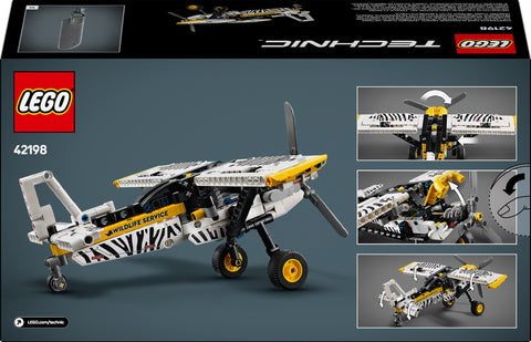 LEGO Technic Bush Plane Aircraft Toy 42198 package back