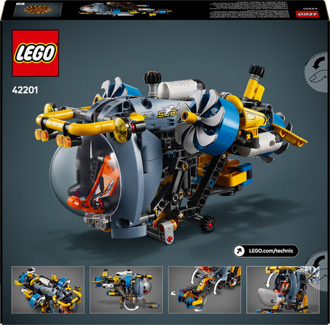 LEGO Technic Deep-Sea Research Submarine 42201 package back