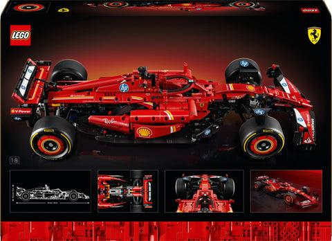 LEGO Technic Ferrari SF-24 F1 Car Model Kit for Adults 42207 package back