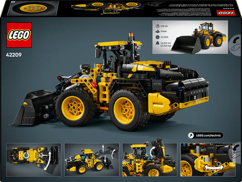 LEGO Technic Volvo L120 Electric Wheel Loader Construction Toy 42209 package back