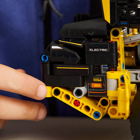 LEGO Technic Volvo L120 Electric Wheel Loader Construction Toy 42209 showing detail