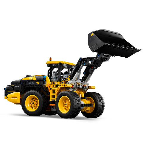 LEGO Technic Volvo L120 Electric Wheel Loader Construction Toy 42209 with scoop extended