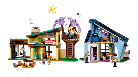 LEGO Friends Olly and Paisley's Family Houses 42620