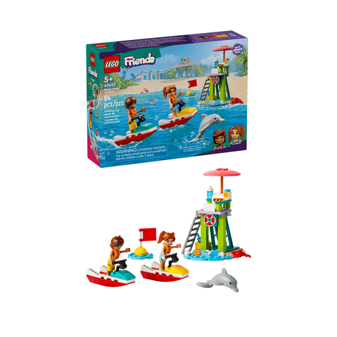 LEGO Friends Beach Water Scooter Lifeguard Toy 42623 D