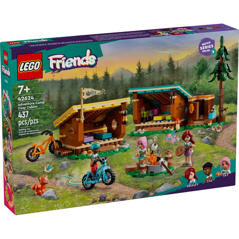 LEGO Friends Adventure Camp Cozy Cabins Camping Toy 42624 B