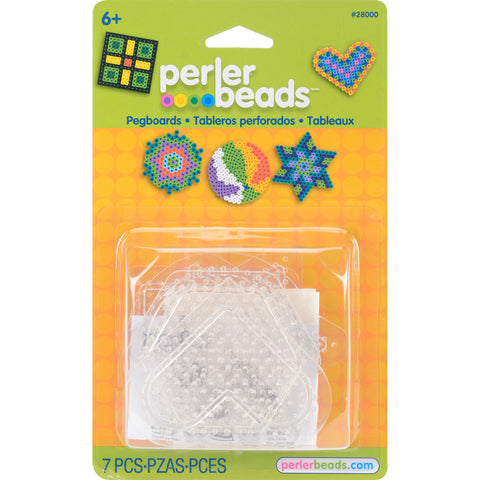 Perler Fun Fusion Clear Shapes Pegboard 2800
