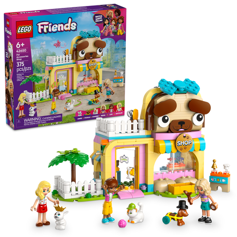 LEGO Friends Pet Accessories Shop Toy Building Playset 42650