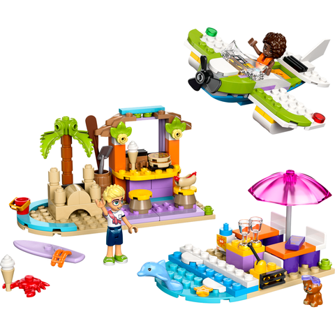LEGO Friends Creative Beach and Travel Suitcase Buildable Toy Set 42672