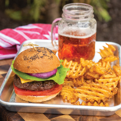 Pan Being Used as a Tray