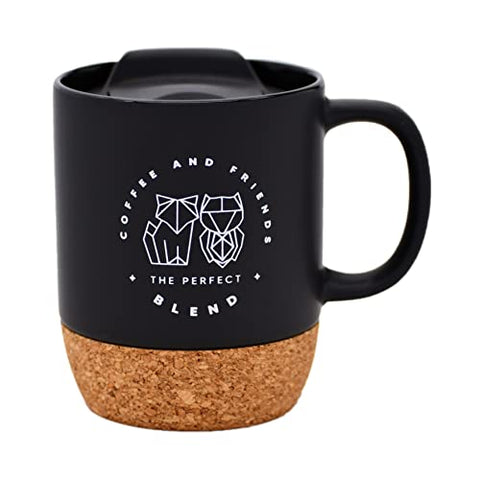 Coffee and Friends Cork Bottom Mug 4636