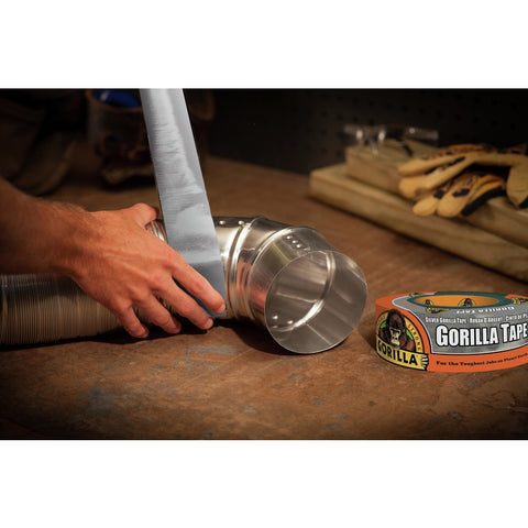 Silver Gorilla Tape 30Yd. 6074004 in use