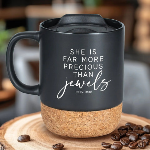 You are Loved Cork Bottom Mug 4698 back view