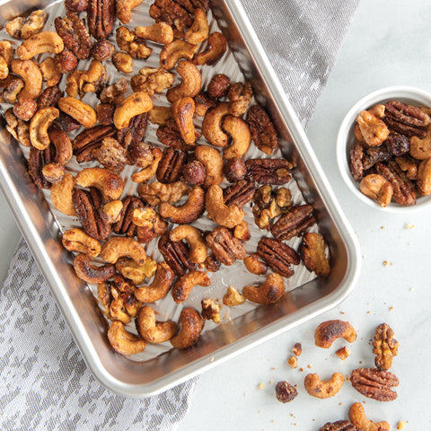 Nuts on Pan