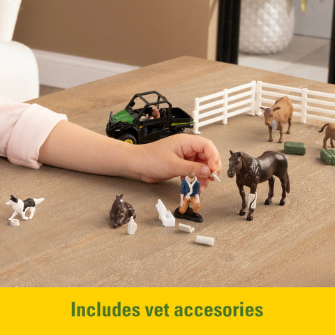 John Deere 1:32 Scale On-the-Farm Vet Toy Set 47552