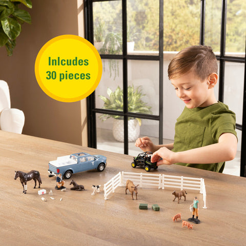 John Deere 1:32 Scale On-the-Farm Vet Toy Set 47552