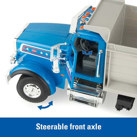 Big Farm Peterbilt 1:16 Scale Dump Truck with Lights & Sounds and Working Dump Bed 47602