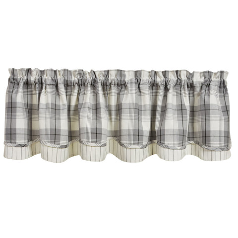 Limestone Lined Layered Valance