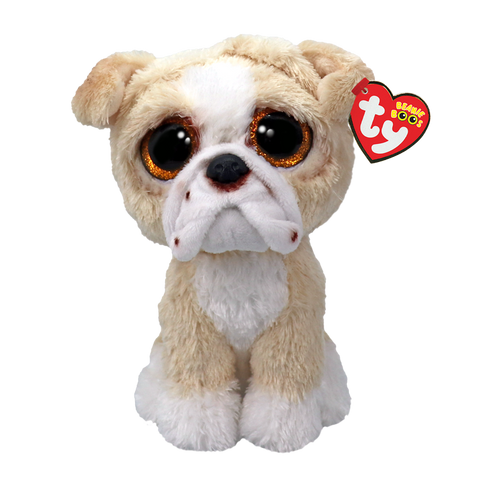 Pooch- Tan English Bulldog Beanie Boo 37371