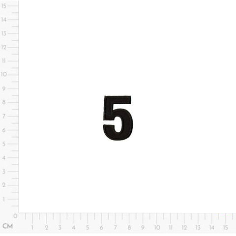 black 5, Number Applique M1549