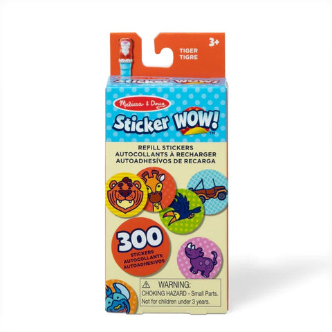 Front of Sticker WOW Tiger Refill Stickers 50330