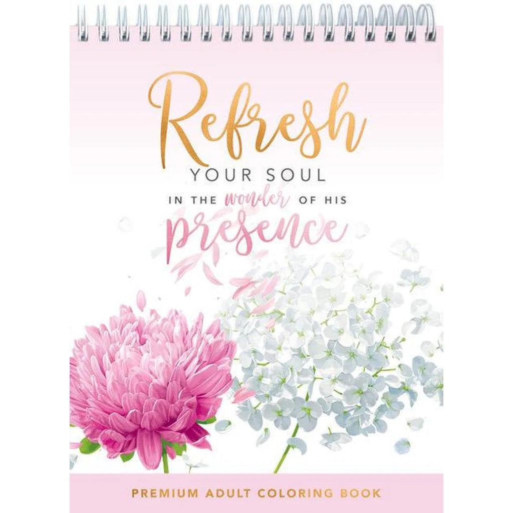 Faith View Creations Refresh Your Soul Adult Coloring Book 5046 Good