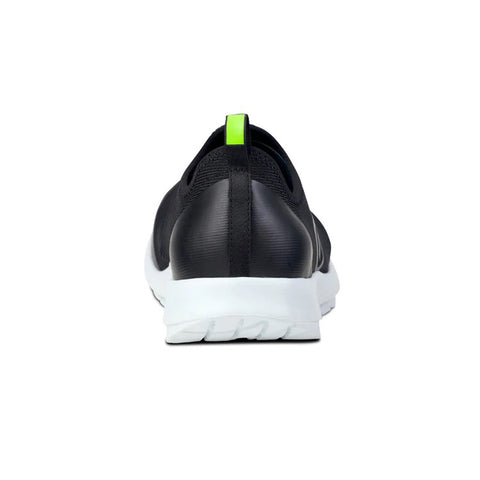 Back of Black & White Shoe