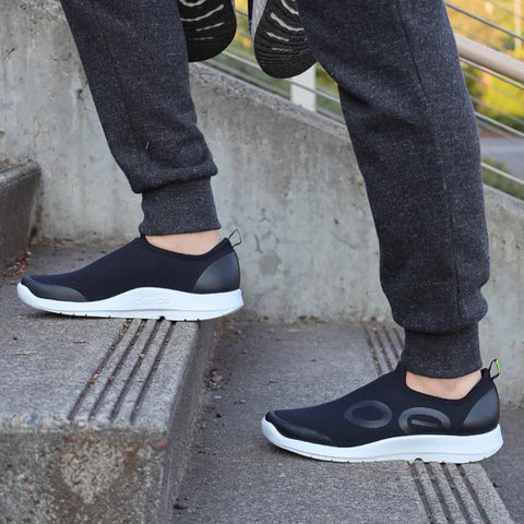 Man Wearing Shoes