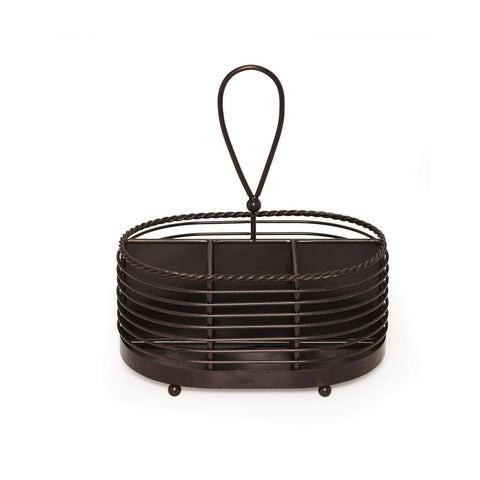 Rope Napkin and Flatware Storage Caddy 5153172