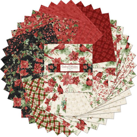 Cardinal Celebration Collection 10 Karat Cotton Fabric Crystals 518-859-518